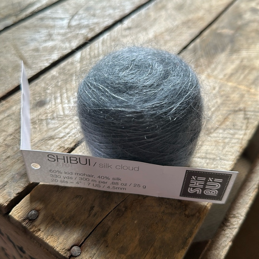 Luxury Shibui silk cloud yarn